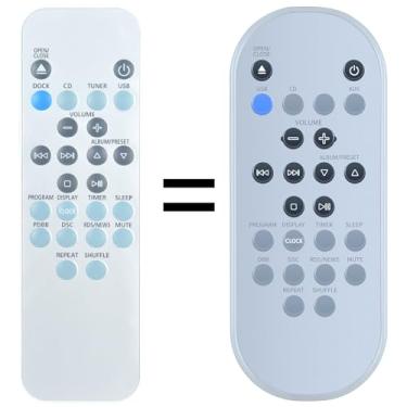 Imagem de ZWP Controle remoto de substituição MCM275 compatível com sistema Philips Micro HiFi WMA CD MP3 CD/CD-R/CD-RW AM/FM MCM276R MCM276R/37 MCM276R/37B