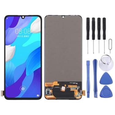 Imagem de Hongyan Reparo da tela Tela Original OLED LCD para Huawei Nova 5 Pro com o Digitizer Full Assembly (Black) substituição da tela