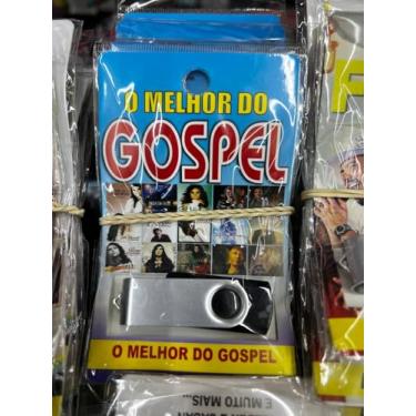 Imagem de Pen Drive com Músicas Gravadas, Pendrive Gravado Diversos Gêneros O MELHOR DO GOSPEL