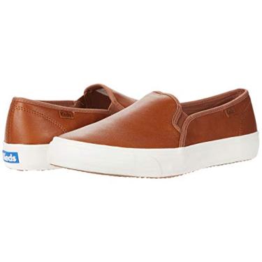 Imagem de Keds T nis feminino Double Decker Jjml de couro, Conhaque, 8 Wide