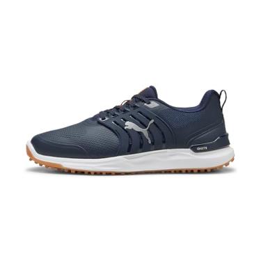 Imagem de PUMA Tênis de golfe masculino Ignite Elevate 2, Deep Navy-Puma Prata Goma, 38