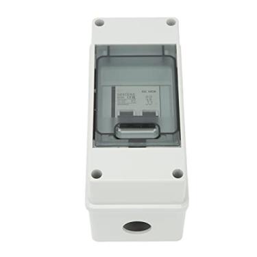 Imagem de 20A Pa66 Material 2P Disjuntor de Fotovoltaico DC Mini Interruptor de Desconexão IP65 à Prova D'água Com Tampa Transparente, Adequado para Grade de Painel Solar, RV Solar