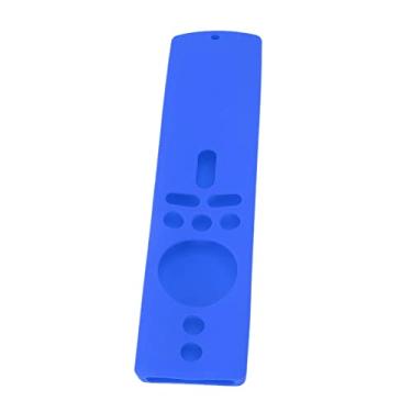 Imagem de Capa Protetora de Silicone para Controle Remoto, Capa Protetora para Mi Box S 4k, à Prova de Choque, Leve, Lavável, Antiderrapante para Família de Tv Stick (Azul)