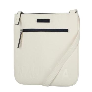 Imagem de Nautica Bolsa tiracolo Lakeside Signature Jaquard North South, Branco 2, One Size