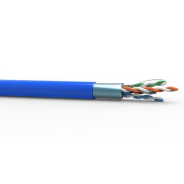 Imagem de Cabo de rede cat5 blindado azul mt - Next Cable