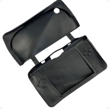 Imagem de Case Capa Protetora De Silicone Gel Lavável Compatível Para Nintendo DSXL (PRETO)