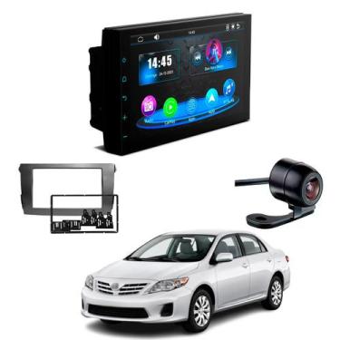 Imagem de Central Multimídia CarPlay Android Auto Faaftech 7" + Câmera de Ré Bor