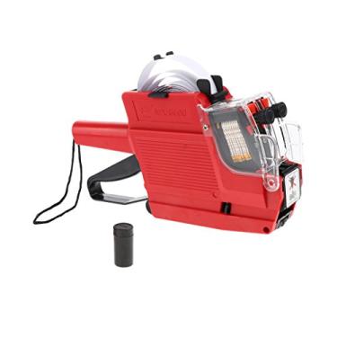 Imagem de Almencla Etiqueta De Preço Com Etiqueta De Preço De 600 10 Dígitos E 2 Linhas Multi, Transparente, Vermelho