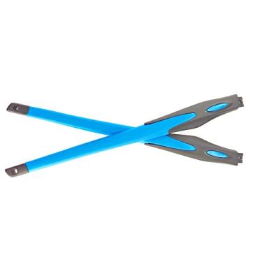 Imagem de Têmporas de substituição NicelyFit para moldura de vidro preto acetinado OX8031 Crosslink 140 mm, Black/Blue, 140mm