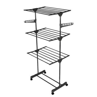 Imagem de Varal de Chão Vertical  Dobrável 3 Andares Fasterr