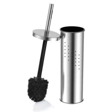 Imagem de Escova Sanitária Para Banheiro Suporte Inox Luxo 38cm - Mimo Style