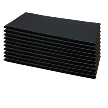 Imagem de Kit 10 Colchonetes 90cm X 40cm Para Academia, Musculação, Yoga, Ginástica(PRETO)