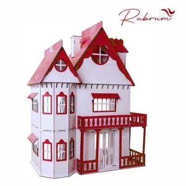 Imagem de Casa de Bonecas Escala Barbie Modelo Emily RUBRUM - Darama