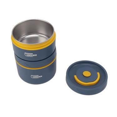 Imagem de Provo de Vazamento Aço Inoxidável Lunch Boga (2 Microwace Safe Box)