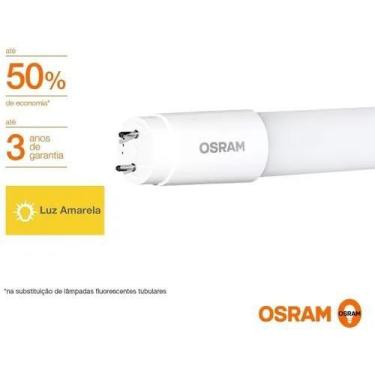 Imagem de Lâmpada Led Tubo T8 Osram 9w(eq.18w)900l 3000k 60cm -quente