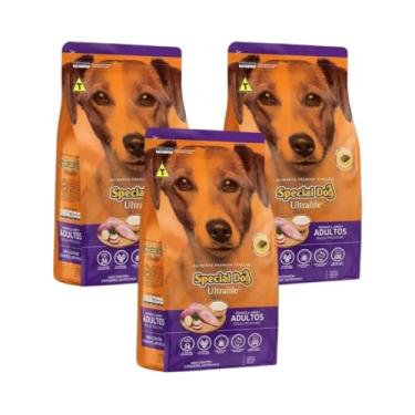 Imagem de KIT COM 3 SPECIAL DOG ULTRA LIFE RAÇÃO CÃO ADULTO RAÇAS PEQUENAS FRANGO 15KG