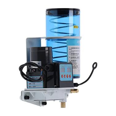 Imagem de Bomba de óleo Elétrico, Dispositivo de Lubrificação Mecânica Automática de Graxa de Combustível Com Tela Digital Dupla, Casca de Ferro Fundido, Capacidade 2L AC 220V