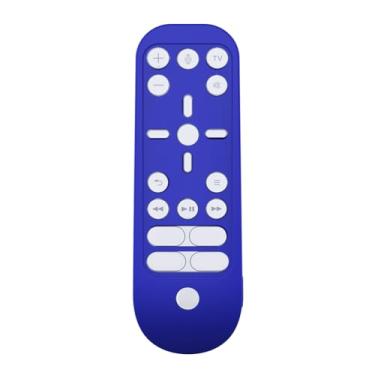 Imagem de Capa protetora de silicone à prova de choque para controle remoto PS5, capa de proteção de corpo inteiro antiderrapante (azul)