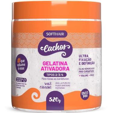 Imagem de Gelatina Ativadora Soft Hair Cachos Free Poo 520g