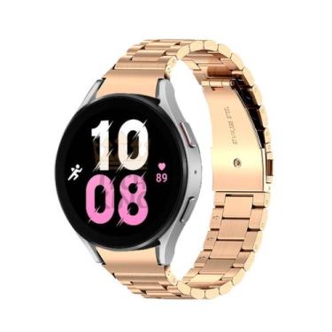 Imagem de Pulseira gomada em aço inoxidável Galaxy Watch 5 40mm 44mm - TECH KING