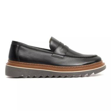 Imagem de Sapato Loafer Slip On Masculino em Couro Premium Tratorado - Mr Light,
