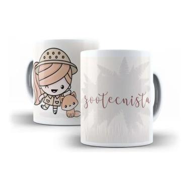 Imagem de Caneca Porcelana Zootecnista Profissão Coleção Cute Presente - Villa C