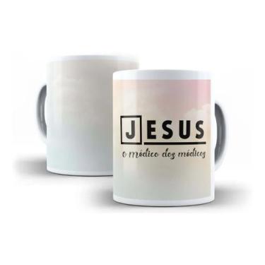 Imagem de Caneca Porcelana Jesus Cristo Médico Dos Médicos - Villa Caneca