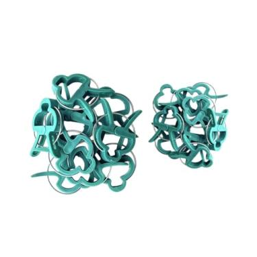 Imagem de Ioensy 20x Clipes de planta de jardinagem Ferramentas de cultivo na vertical Clipes Salbing Plants Glamps para flores de jardim de jardim de estufa Garden, 10xsmall 10xlarge