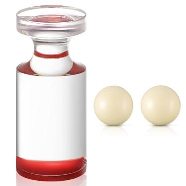 Imagem de Silipull Marcador de roleta e 2 peças de bolas de roleta de 15 mm de acrílico para roleta, acessórios de roleta, conjunto de jogo de mesa com rodas (elegante)