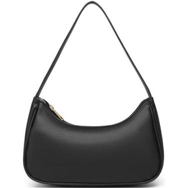 Imagem de Bolsa de ombro Afashor Vegan Leather Hobo Sling Tote preta