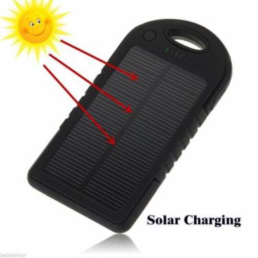 Imagem de Carregador 38.000mah Placa Solar Power Bank Mini Powerbank - Home Good