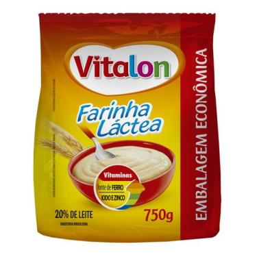 Imagem de Farinha Láctea Vitalon - 750g - Fonte de Ferro e Zinco