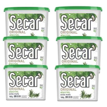 Imagem de 6 Evita Mofo Secar 180g Antimofo Closet Guarda Roupas Armários Gavetas