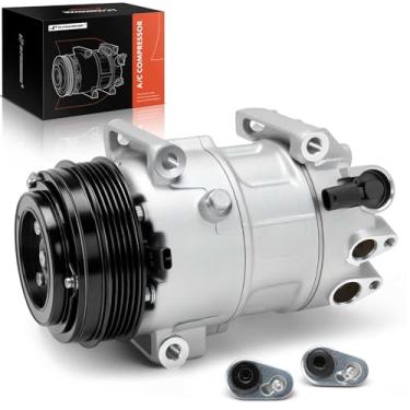 Imagem de A-Premium Compressor de ar condicionado AC com embreagem compatível com Jeep BU Series Renegade 2015-2018 e Fiat 500X 2016-2018, 1.4L