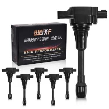 Imagem de HMJXF Conjunto De 6 Bobinas Ignição Uf617 22448-Ey00A Uf549 Uf739 Uf509 Compatível Com Motores Nissan Infiniti 370Z G37 M37 Q50 Q60 Q70 Qx50 Qx70 1.6L 1.8L 2.5L 3.7L 5.0L 5.6L V6