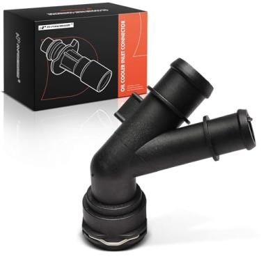 Imagem de A-Premium Conector de entrada do refrigerador de óleo do motor compatível com Volkswagen Golf 2015-2017, GTI 2015-2021, Golf SportWagen 2015-2017 e Audi A3 2015-2016, A3 Quattro 2015-2016, TT Quattro