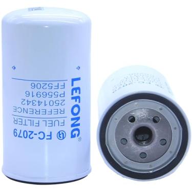 Imagem de LEFONG Filtro De Combustível Fc-2079 Compatível Com Detroit Série 60. Substitui 23518482, 23530707, P556916, Ff5620, Bf5810, Lfp816F, 33120, Bf581, 23518530, 23530645, 23533726, 25010778, 25014342 (