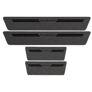 Imagem de Kit Soleira Protetora Porta Premium Black PVC - Fusion - Jhow Adesivos