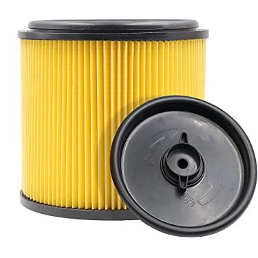 Imagem de 1 pacote de substituição de filtro de cartucho padrão para filtro Vacmaster VCFS, compatível com Vacmaster 5-16 Gallon Wet/Dry Vacs, filtro VBV1210. Também serve para HART maioria dos aspiradores