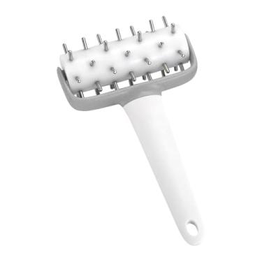 Imagem de SiaBiced Docador de massa de pizza, rolo perfurador, ferramenta de encaixe para assar pão caseiro