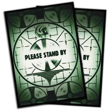 Imagem de Please Stand by Card Sleeves - Pacote com 100 para MTG, Magic The Gathering, TCG Decks e muito mais, capas de cartão de tamanho padrão para proteção de cartas colecionáveis - Ideal para MTG Commander