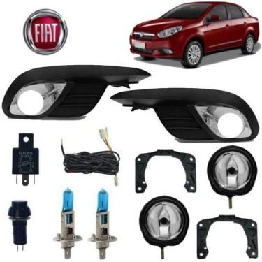 Imagem de Acab+Farol Milha Grand Siena 2013 a 2018 H1 SB Completo - BWR