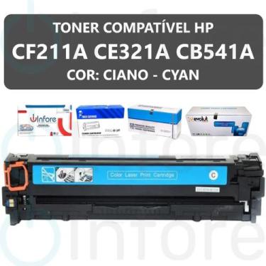 Imagem de Toner Ce321a cf211a Cb541a P/ Impressora CM1415 CP1525 CP1215 CP1515 M