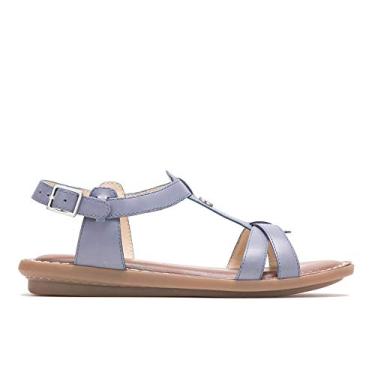 Imagem de Hush Puppies Sapato feminino Olive com tira em T, Couro de granito azul, 6