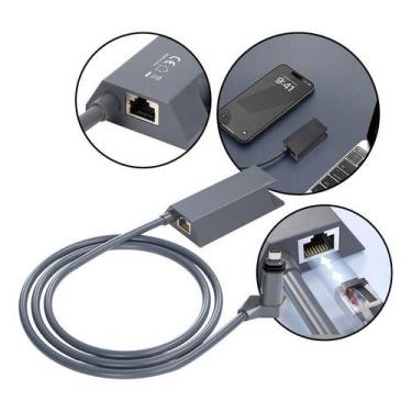 Imagem de Adaptador Conector Lan Ethernet Rj45 Para Starlink V2 Gen2 - Oba Oba M