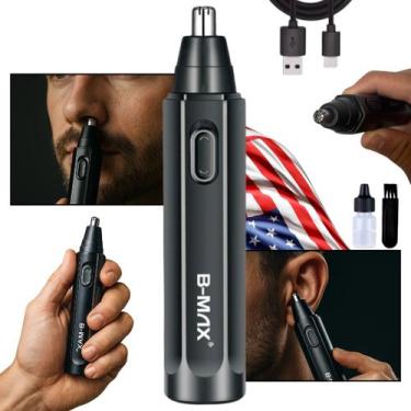 Imagem de Aparador de Pelos Nariz e Orelha BMC037 com Lâmina de Aço Inox  Recarr