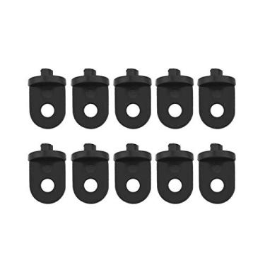 Imagem de lyrlody Cabides de Planta Ganchos de Estufa 50pcs Suportes de Videira Plástica para Cestas Penduradas ou Panelas Com Instalação de Torção Fácil para Configuração Segura (Preto)