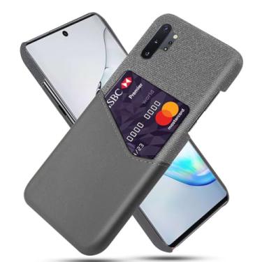 Imagem de Capa para Samsung Galaxy M80s,Tela e tampa de couro PU,Anti-deslizante,Resistência à impressão digital,Caso de proteção de 360°com 1 slot de cartão atrás-Gray