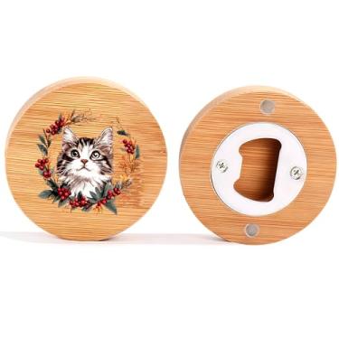 Imagem de BJDAMAI Ímãs de geladeira para gatos, abridor de garrafas, ímãs de geladeira, abridor de cerveja, casa, cozinha, sala, escritório, decoração, presentes, acessórios, coisas, itens de mercadoria!