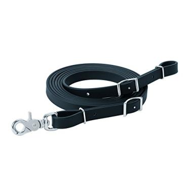 Imagem de Weaver Leather Rédea para trilha Brahma Webb Trail Gear preta, 1,5 cm x 2,5 m